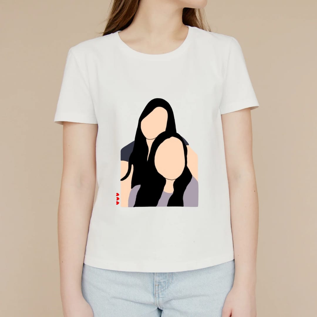 Pixxiiblend Illustrated Tee: Wearable Art Redefined